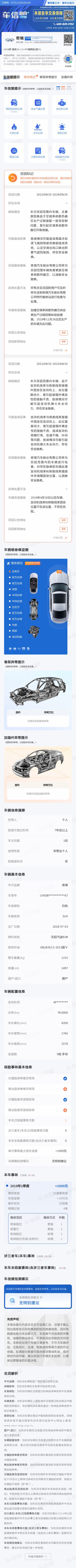 Chery 2018 Tiggo 3x 1.5 Elite